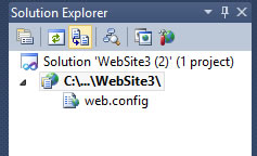 solution explorer