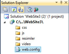 solution explorer